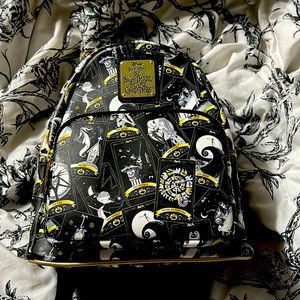 Loungefly Nightmare Before Christmas Tarot print mini backpack
